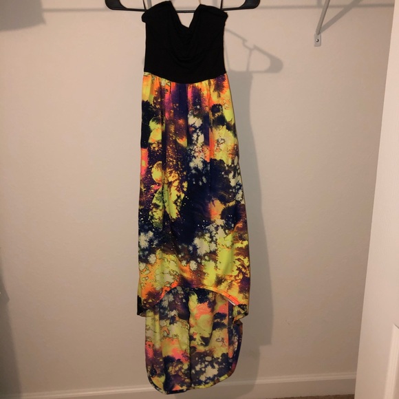 Hurley Strapless Hi / Low Maxi Dress - Picture 2 of 9